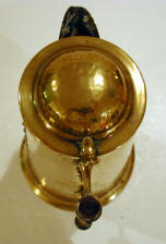 top of brass jug